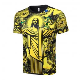 Camiseta de Entrenamiento Brasil Jesus 24-25 Amarillo