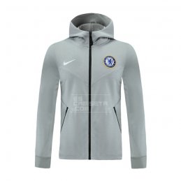 Chaqueta con Capucha del Chelsea 20-21 Gris