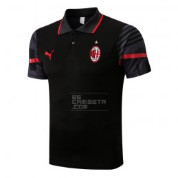 Camiseta Polo del AC Milan 2022-2023 Negro