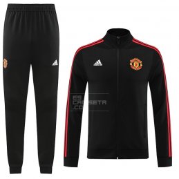 Chandal de Chaqueta del Manchester United 23-24 Negro