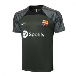 Camiseta de Entrenamiento Barcelona 23-24 Verde Oscuro