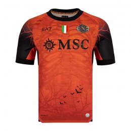 Camiseta Napoli Portero Halloween 25-26 Tailandia Naranja