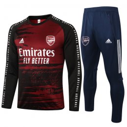 Chandal de Sudadera del Arsenal 20-21 Negro y Rojo