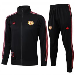 Chandal de Chaqueta del Manchester United Nino 25-26 Negro