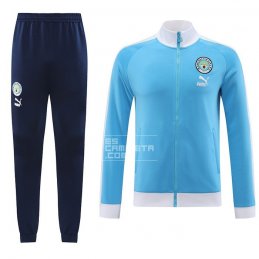 Chandal de Chaqueta del Manchester City 23-24 Azul Claro