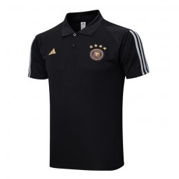 Camiseta Polo del Alemania 22-23 Negro