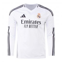 Manga Larga 1ª Equipacion Manga Larga Camiseta Real Madrid 24-25