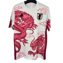 Camiseta Japon Dragon 25-26 Tailandia Blanco Rojo