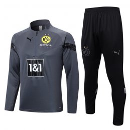 Chandal de Sudadera del Borussia Dortmund 2022-23 Gris