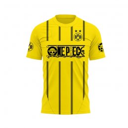 Camiseta Borussia Dortmund ONE PIECE 25-26 Tailandia Amarillo