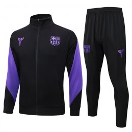 Chandal de Chaqueta del Barcelona Nino 25-26 Negro Purpura