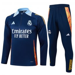 Chandal de Sudadera del NinoReal Madrid Nino 2024-25 Azul