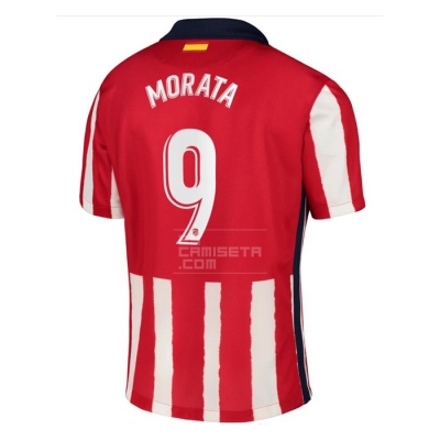 1ª Equipacion Camiseta Atletico Madrid Jugador Morata 20-21