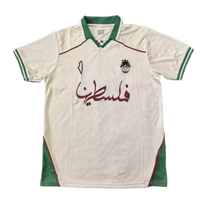 Camiseta Palestina Special 25-26 Tailandia Blanco Verde