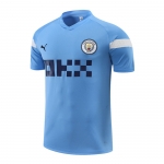 Camiseta de Entrenamiento Manchester City 2022-23 Azul