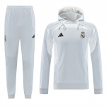 Chandal con Capucha del Real Madrid 2025 Gris Chandal con Capucha del Real Madrid 2025 Gris