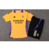 Chandal del Real Madrid Manga Corta 2024-25 Amarillo - Pantalon Corto