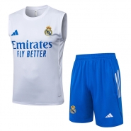 Chandal del Real Madrid Sin Mangas 25-26 Blanco Azul