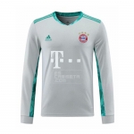 Manga Larga Camiseta Bayern Munich Portero 20-21 Gris