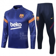 Chandal de Sudadera del Barcelona Nino 20/21 Azul Chandal de Sudadera del Barcelona Nino 20/21 Azul