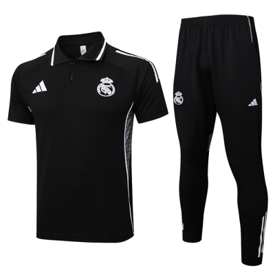 Conjunto Polo del Real Madrid 25-26 Negro