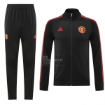 Chandal de Chaqueta del Manchester United 2022-23 Negro Chandal de Chaqueta del Manchester United 2022-23 Negro