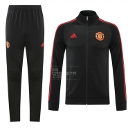 Chandal de Chaqueta del Manchester United 2022-23 Negro