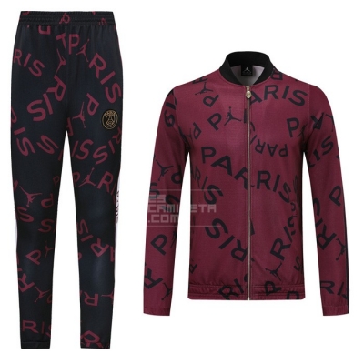 Chandal de Chaqueta del Paris Saint-Germain 20-21 Purpura