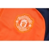 Chandal de Sudadera del Manchester United Nino 24-25 Naranja