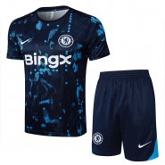 Chandal del Chelsea Manga Corta 2024-2025 Azul - Pantalon Corto Chandal del Chelsea Manga Corta 2024-2025 Azul - Pantalon Corto