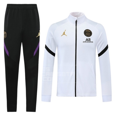 Chandal de Chaqueta del Paris Saint-Germain 20/21 Blanco