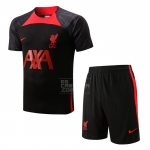 Chandal del Liverpool Manga Corta 2022-23 Negro - Pantalon Corto