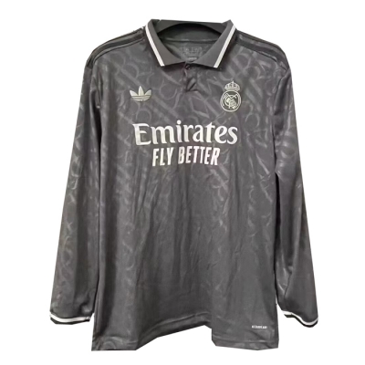 Manga Larga 3ª Equipacion Camiseta Real Madrid 24-25