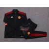 Chandal de Chaqueta del Manchester United 22-23 Negro y Rojo