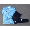 Chandal de Chaqueta del Manchester City 22-23 Azul Claro