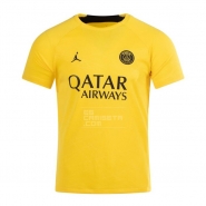 Camiseta Pre Partido del Paris Saint-Germain 2023 Amarillo