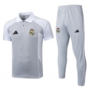 Conjunto Polo del Real Madrid 25-26 Gris