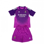 Camiseta Real Madrid Portero Nino 25-26 Purpura Camiseta Real Madrid Portero Nino 25-26 Purpura
