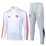 Chandal de Sudadera del Bayern Munich Nino 25-26 Blanco Rojo Chandal de Sudadera del Bayern Munich Nino 25-26 Blanco Rojo