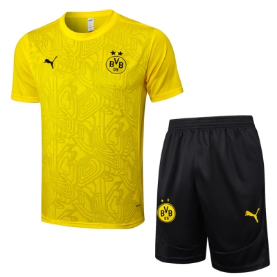 Chandal del Borussia Dortmund Manga Corta 24-25 Amarillo - Pantalon Corto