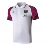 Camiseta Polo del Paris Saint-Germain Jordan 2020-21 Blanco Camiseta Polo del Paris Saint-Germain Jordan 2020-21 Blanco
