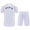 Chandal del Paris Saint-Germain Jordan Manga Corta 2022-23 Blanco - Pantalon Corto