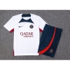 Chandal del Paris Saint-Germain Manga Corta 2023-24 Blanco - Pantalon Corto