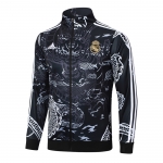 Chaqueta del Real Madrid Dragon 24-25 Negro Chaqueta del Real Madrid Dragon 24-25 Negro
