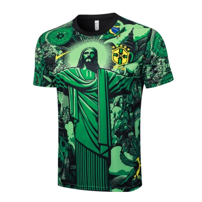 Camiseta de Entrenamiento Brasil Jesus 24-25 Verde