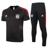 Chandal del Bayern Munich Manga Corta 20-21 Negro