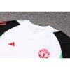 Camiseta de Entrenamiento Manchester United 23-24 Blanco y Negro