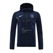 Chaqueta con Capucha del Paris Saint-Germain 2022-23 Azul Chaqueta con Capucha del Paris Saint-Germain 2022-23 Azul
