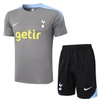 Chandal del Tottenham Hotspur Manga Corta 24-25 Gris - Pantalon Corto Chandal del Tottenham Hotspur Manga Corta 24-25 Gris - Pantalon Corto