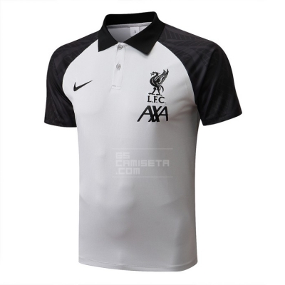 Camiseta Polo del Liverpool 2022-23 Gris